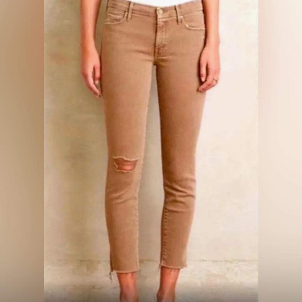Mother denim looker ankle fray size 27.